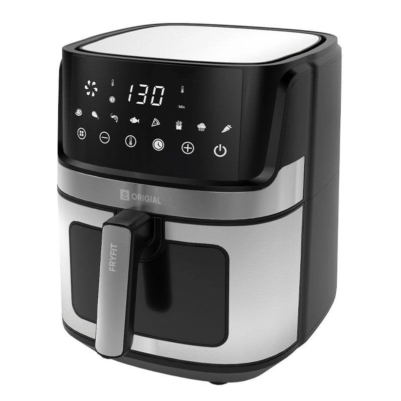 Heißluftfritteuse Origial Fryfit 6.5L 1700W Schwarz/Inox LED-Fenster 8 Programme