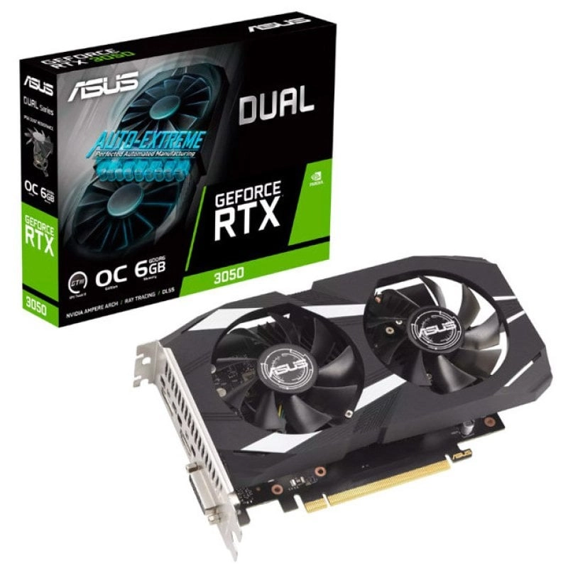 ASUS Dual GeForce RTX 3050 OC Edition 6 GB GDDR6