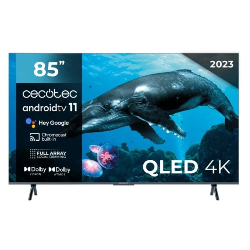 Cecotec V3+ Serie VQU30085+ 85" QLED UltraHD 4K HDR10 Smart TV