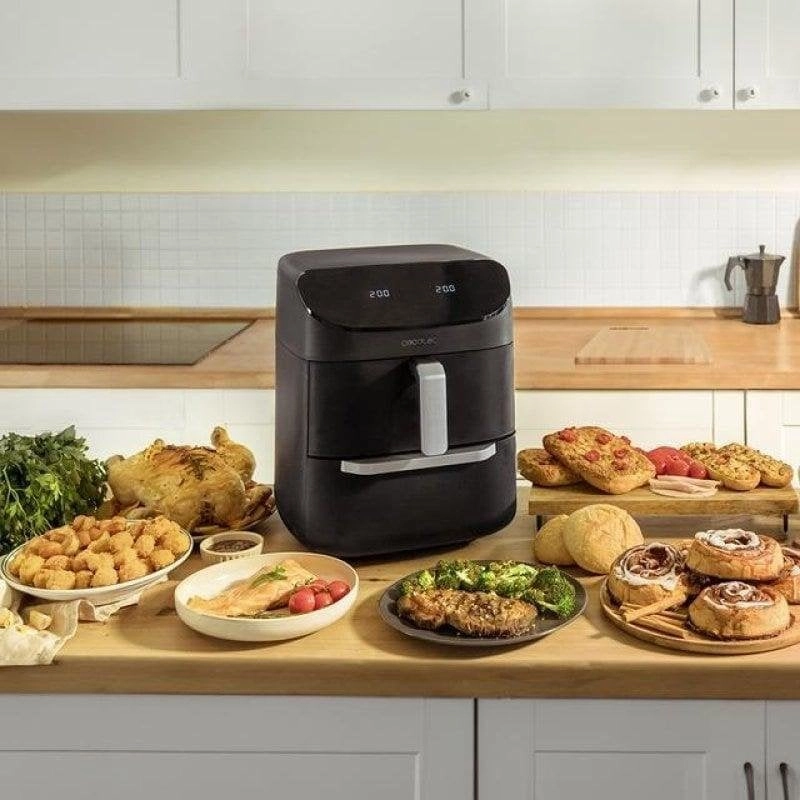 Heißluftfritteuse Cecotec Cecofry FoodCourt 11000 Connected C 11L Touch WLAN MultiCook