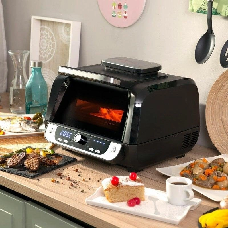 Heißluftfritteuse InnovaGoods Air Fryer Fryinn 6L 3400W mit Grill und 12 Programmen