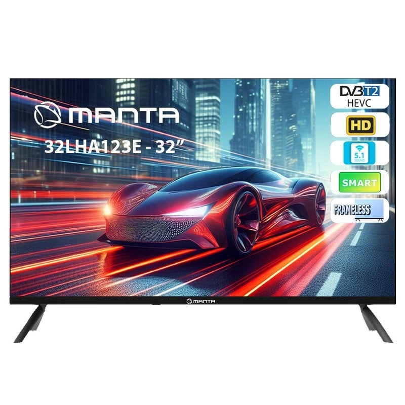 Manta 32LHA123E 32-Zoll-LED-HD-Android-Fernseher