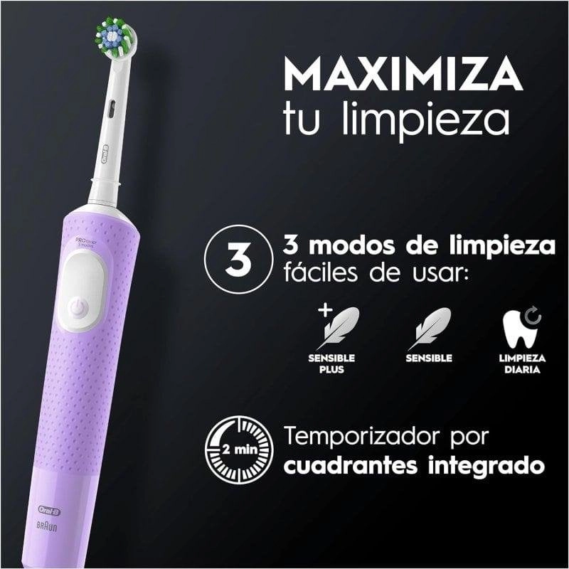 Oral-B Vitality Pro Elektrische Zahnbürste Wiederaufladbar Lila