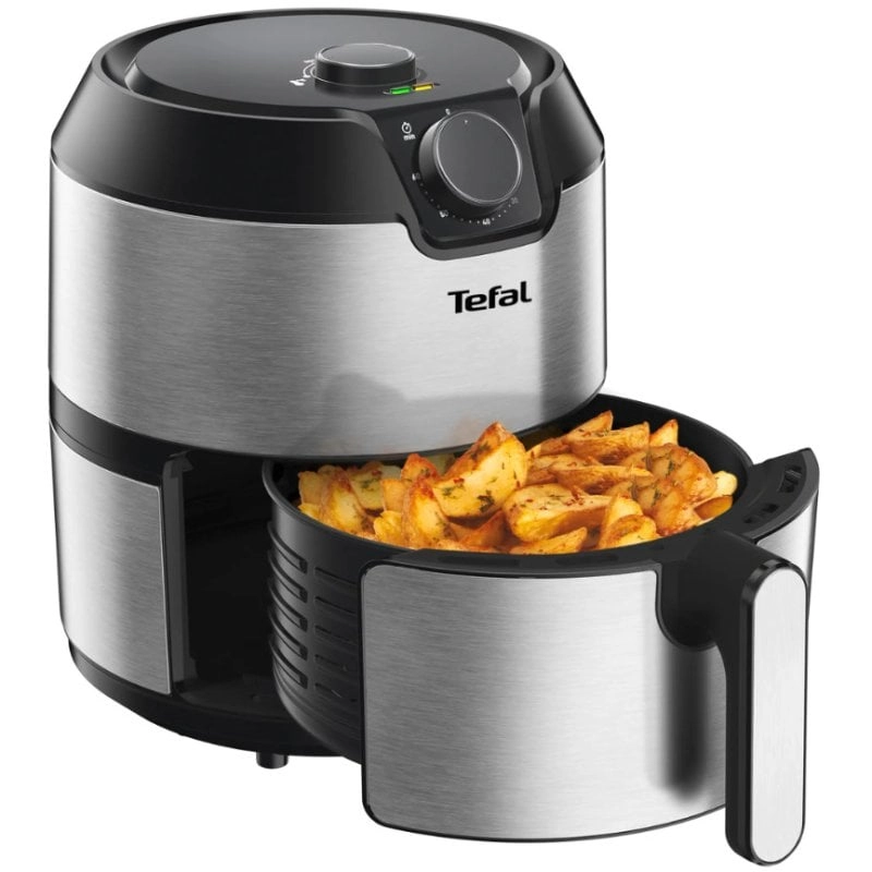 Tefal Easy Fry Classic Heißluftfritteuse, 4,2 l, 1500 W, Edelstahl