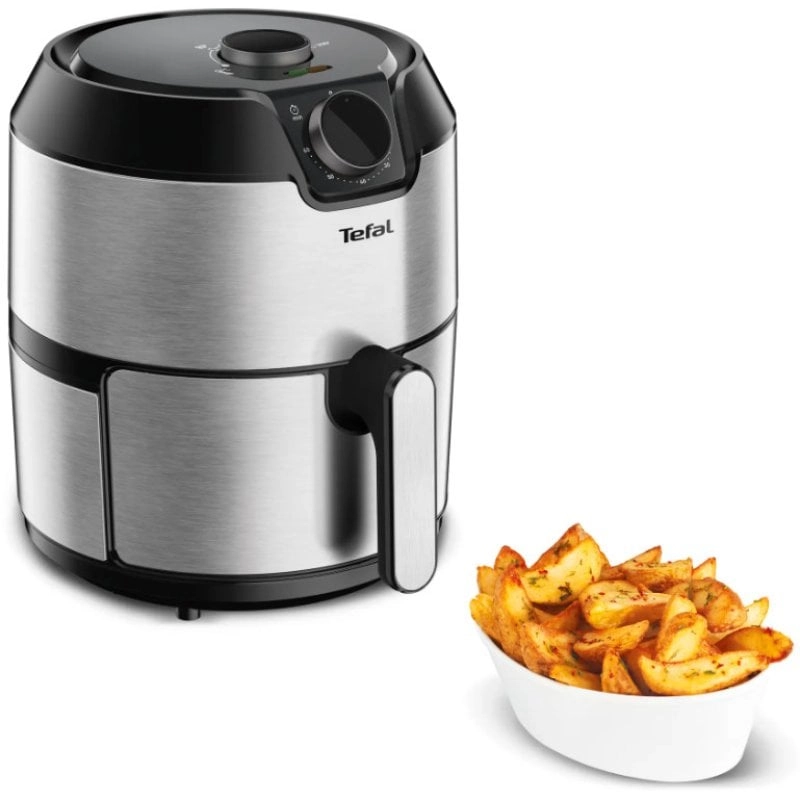 Tefal Easy Fry Classic Heißluftfritteuse, 4,2 l, 1500 W, Edelstahl