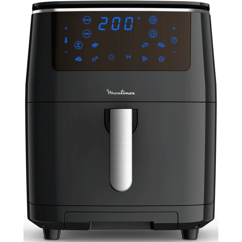 Moulinex Easy Fry Grill- und Dampffritteuse, 1,6 Liter, 1700 W, schwarz