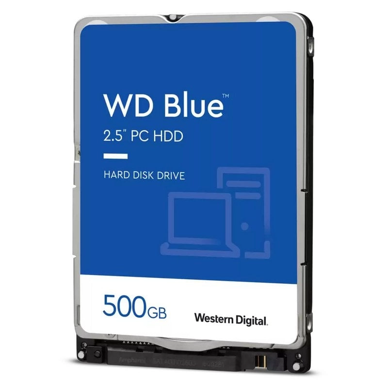 WD Blue 2,5 Zoll, 500 GB, SATA3