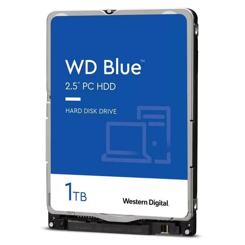 Western Digital Blue Interne Festplatte 1 TB 5400 RPM 128 MB 2.5" Serial ATA III