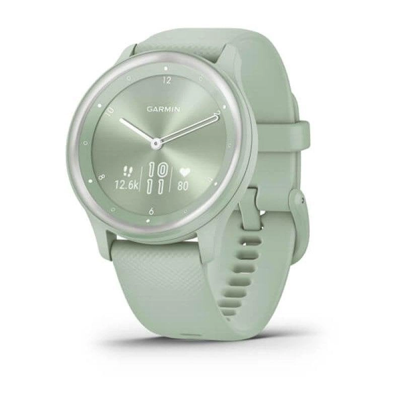Garmin Vívomove Sport Bluetooth GPS 40mm OLED Mint Wasserdicht 5ATM SpO2 Herzfrequenz