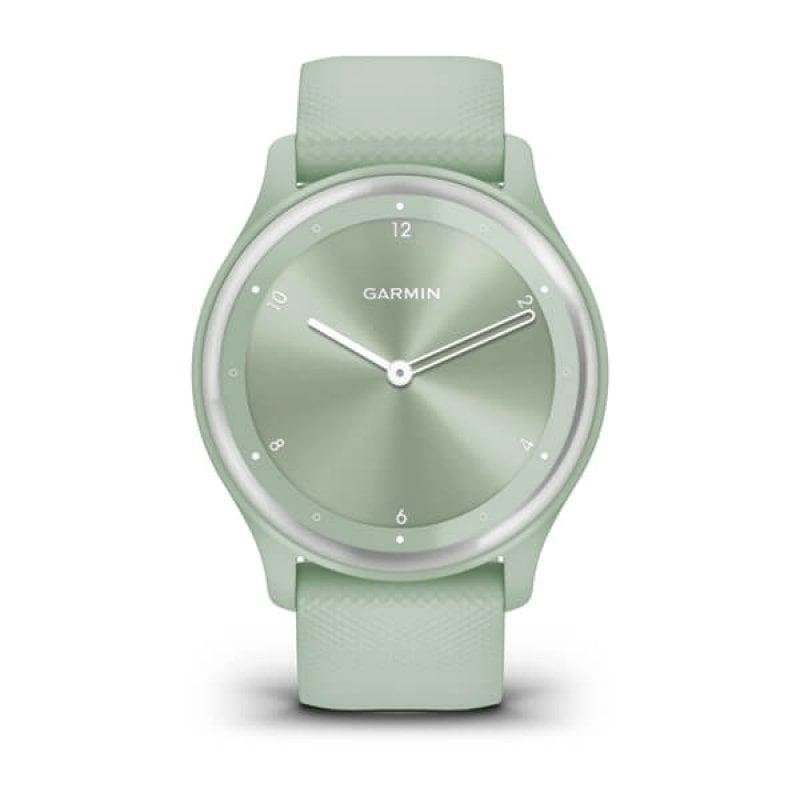 Garmin Vívomove Sport Bluetooth GPS 40mm OLED Mint Wasserdicht 5ATM SpO2 Herzfrequenz