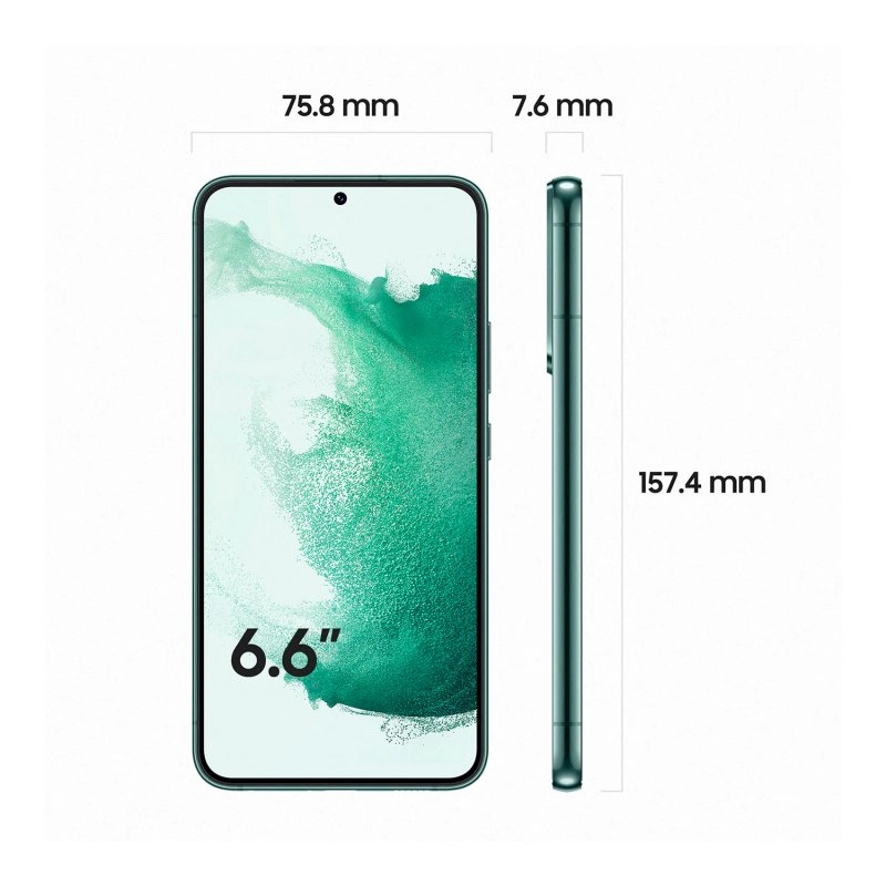Samsung Galaxy S22 Plus 5G 256 GB, Grün, entsperrt + 25-W-Ladegerät