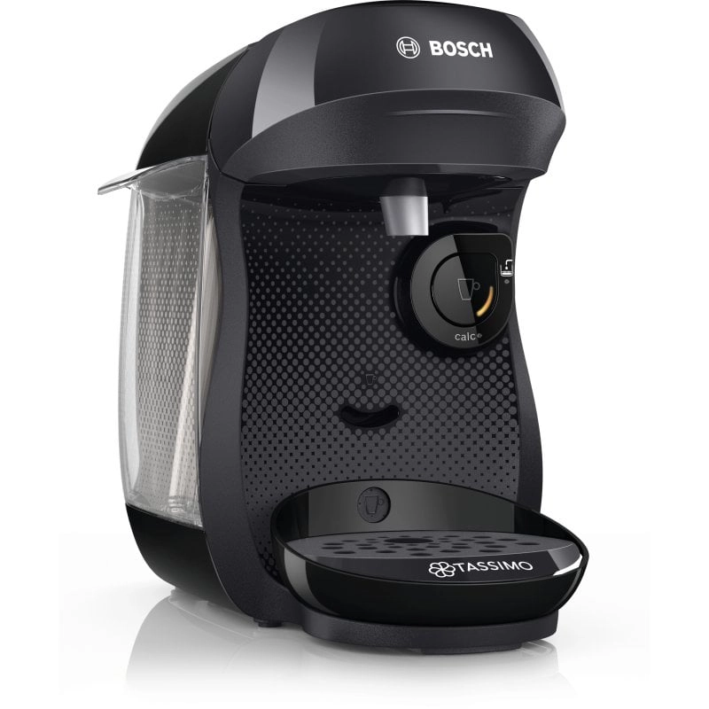 Bosch Tassimo Happy TAS1002N Multigetränke-Kapselkaffeemaschine, Schwarz