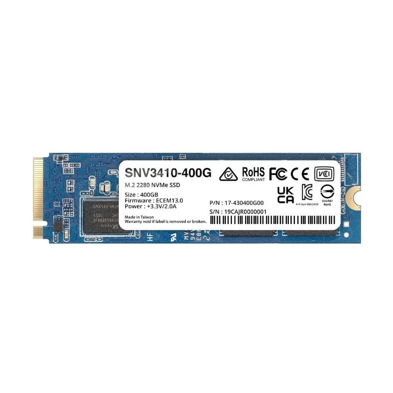 Synology SNV3410 400 GB M.2 PCI Express 3.0 NVMe