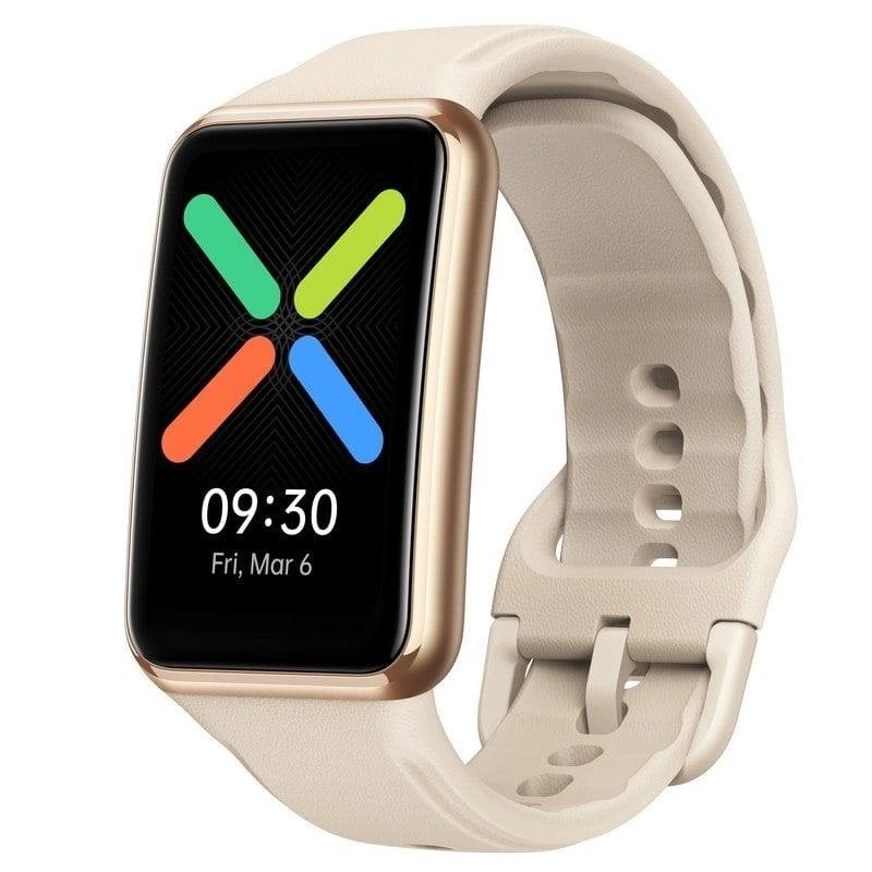 Oppo Watch Free Bluetooth 46mm AMOLED Gold Wasserdicht 5ATM SpO2 Schlaftracking