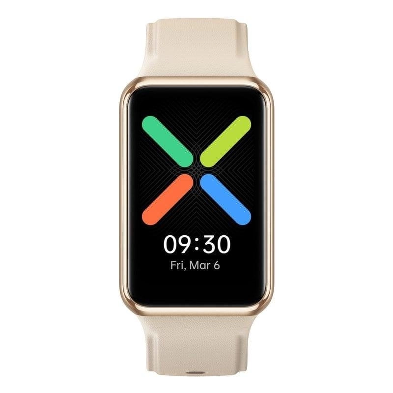 Oppo Watch Free Bluetooth 46mm AMOLED Gold Wasserdicht 5ATM SpO2 Schlaftracking