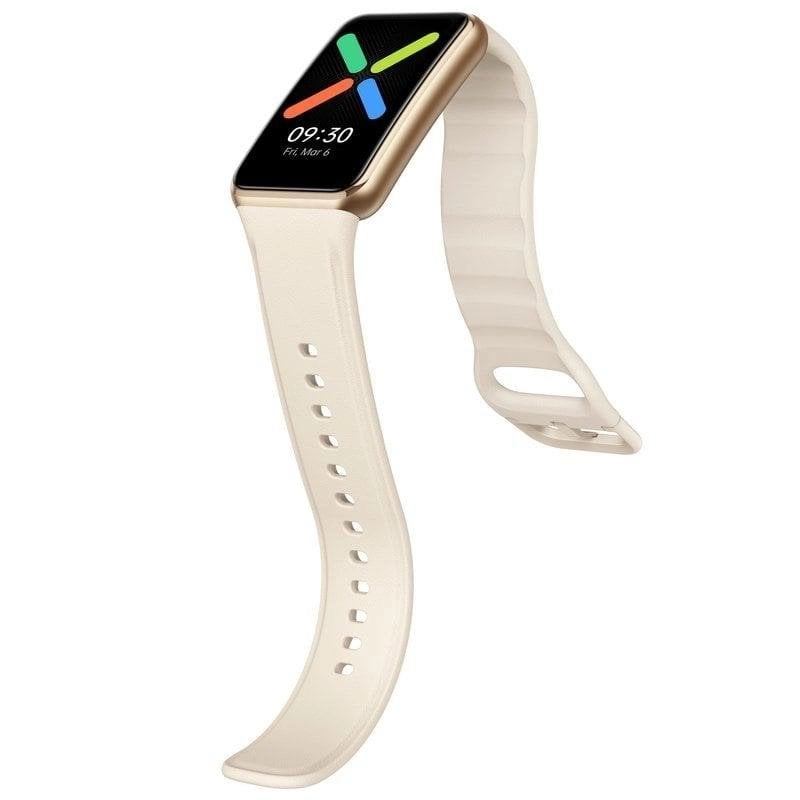 Oppo Watch Free Bluetooth 46mm AMOLED Gold Wasserdicht 5ATM SpO2 Schlaftracking