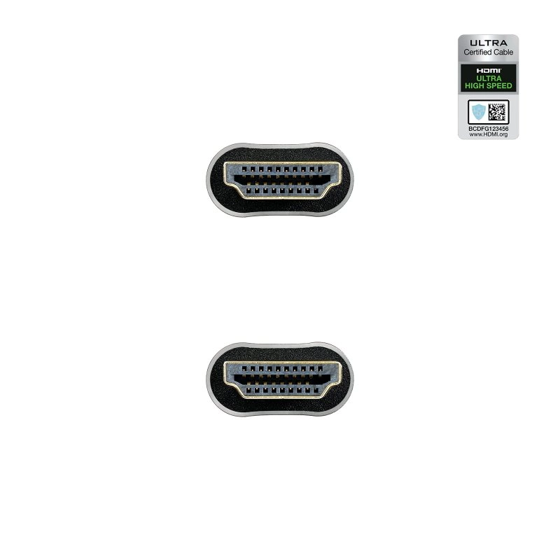Nanocable HDMI 2.1 Kabel Stecker/Stecker 2m Schwarz
