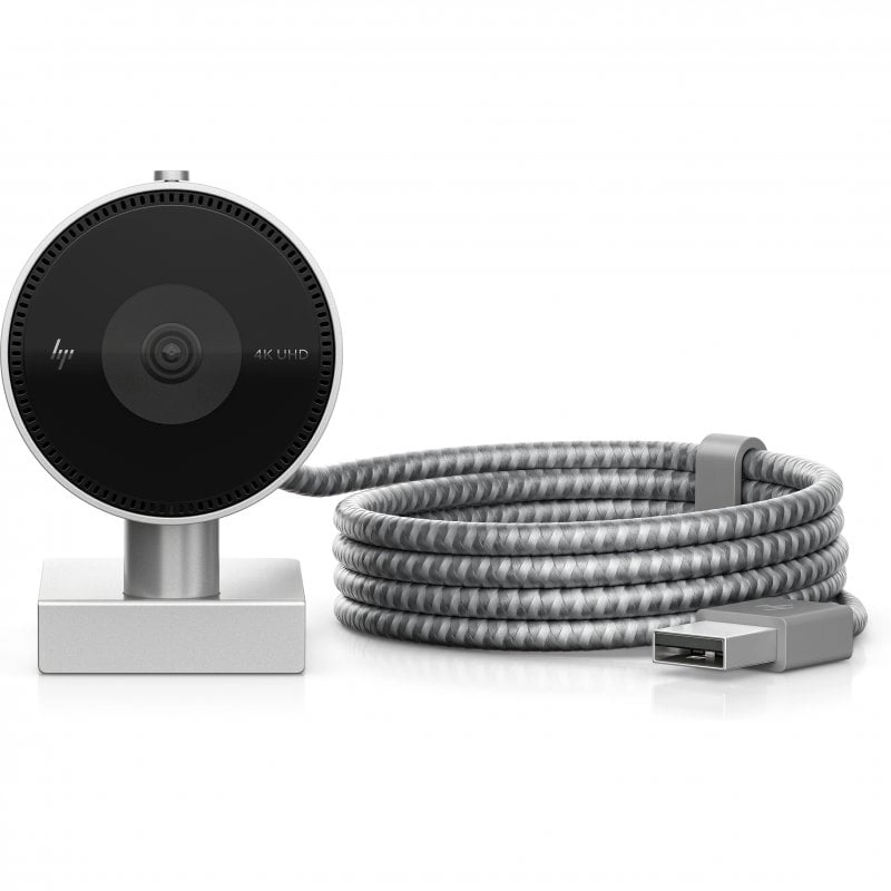 HP 950 4K Webcam 3840 x 2160 Pixel USB 3.2 Gen 1 (3.1 Gen 1) Schwarz, Silber