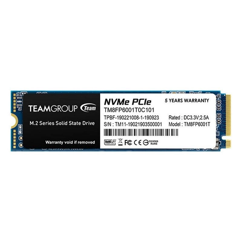 Team Group MP33 SSD 1 TB M.2 NVMe PCIe 3.0 x4