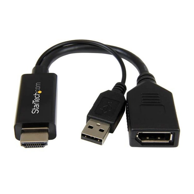 StarTech.com HD2DP Videokabel-Adapter Schwarz