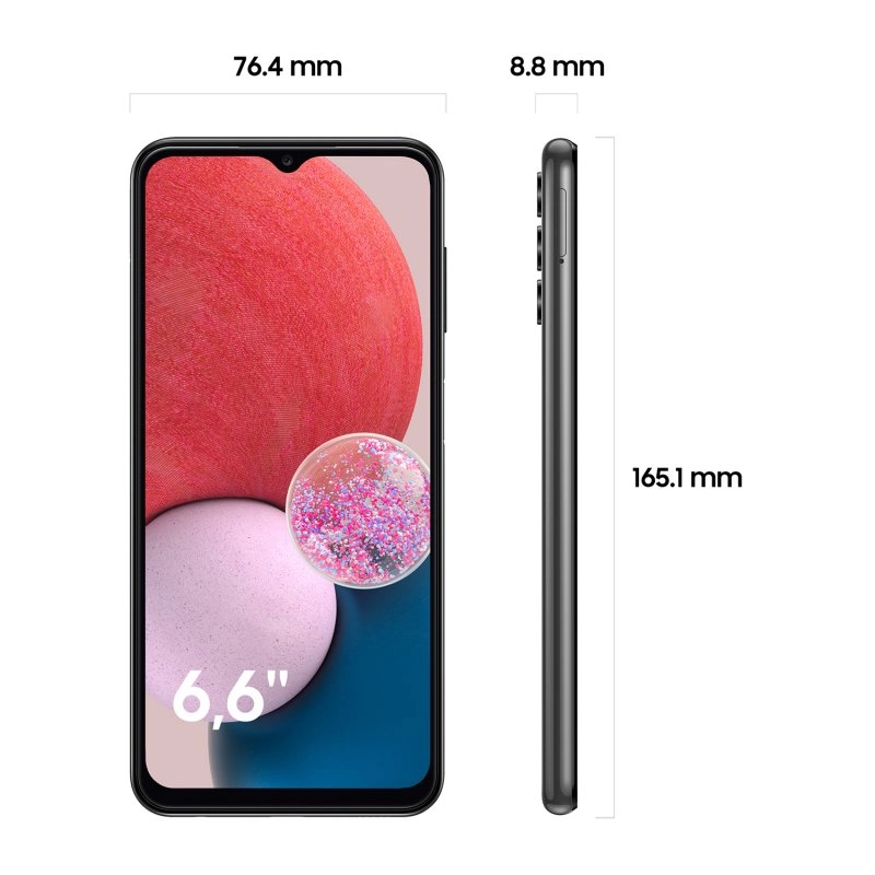 Samsung Galaxy A13 SM-A135F/DS 16,8 cm (6.6") Dual-SIM Android 12 4G USB Typ-C 4 GB 64 GB 5000 mAh Schwarz