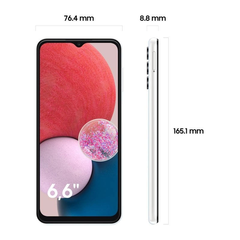 Samsung Galaxy A13 SM-A135F/DS 16,8 cm (6.6") Dual-SIM Android 12 4G USB Typ-C 4 GB 64 GB 5000 mAh Weiß