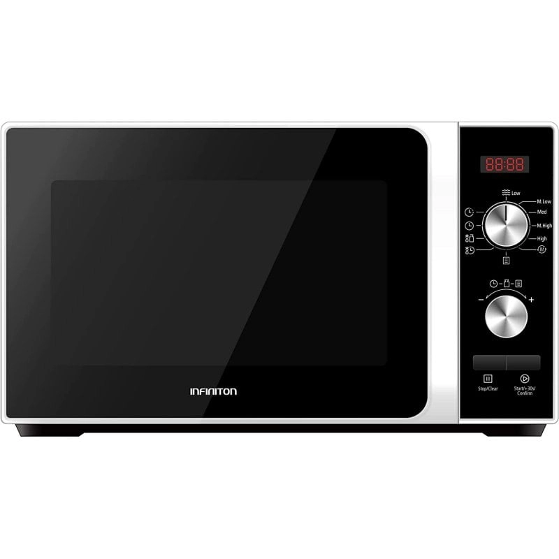 Infiniton MW-F201 Mikrowelle ohne Drehteller, 20 l, Weiß