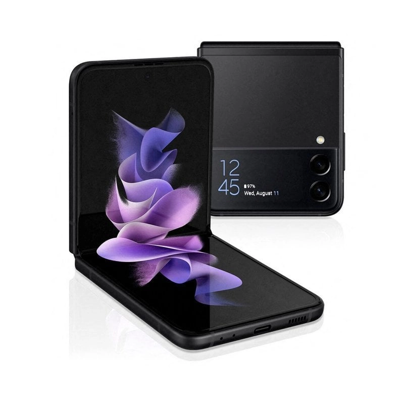 Samsung Galaxy Z Flip3 5G SM-F711B 17 cm (6.7") Android 11 USB Typ-C 8 GB 128 GB 3300 mAh Schwarz (SM-F711BZKBEUB)
