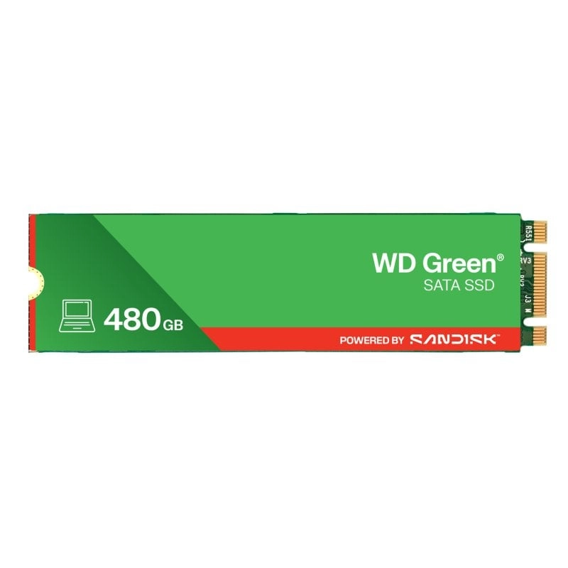 Western Digital WD Green 480 GB 2,5" SSD M.2 SATA 3