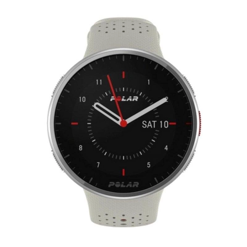 Polar Pacer Pro Bluetooth GPS 45mm MIP Weiß S/L Wasserdicht bis 5ATM Pulsmesser Schlaftracking