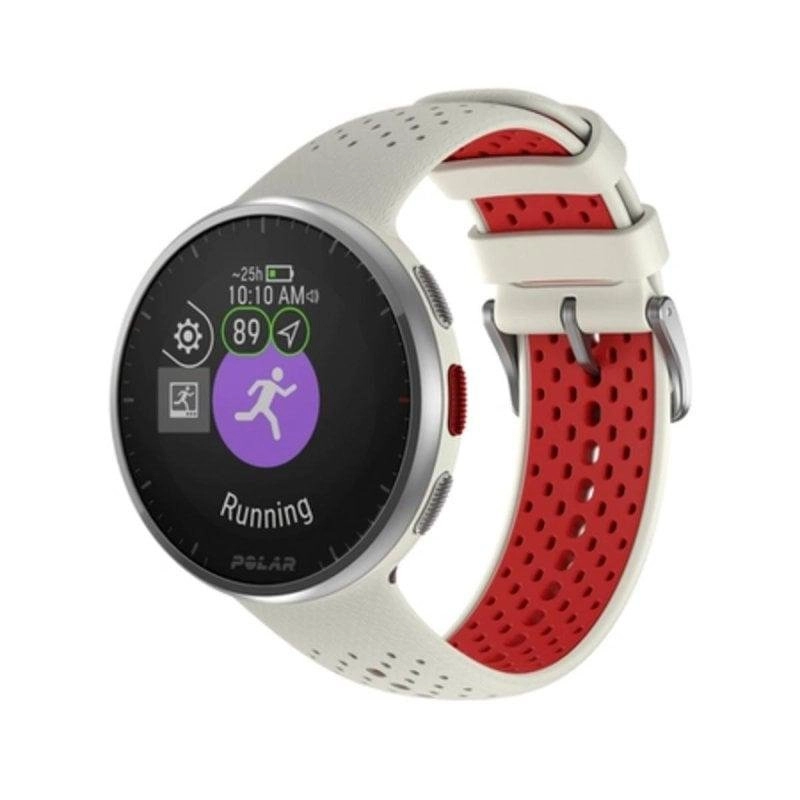 Polar Pacer Pro Bluetooth GPS 45mm MIP Weiß S/L Wasserdicht bis 5ATM Pulsmesser Schlaftracking