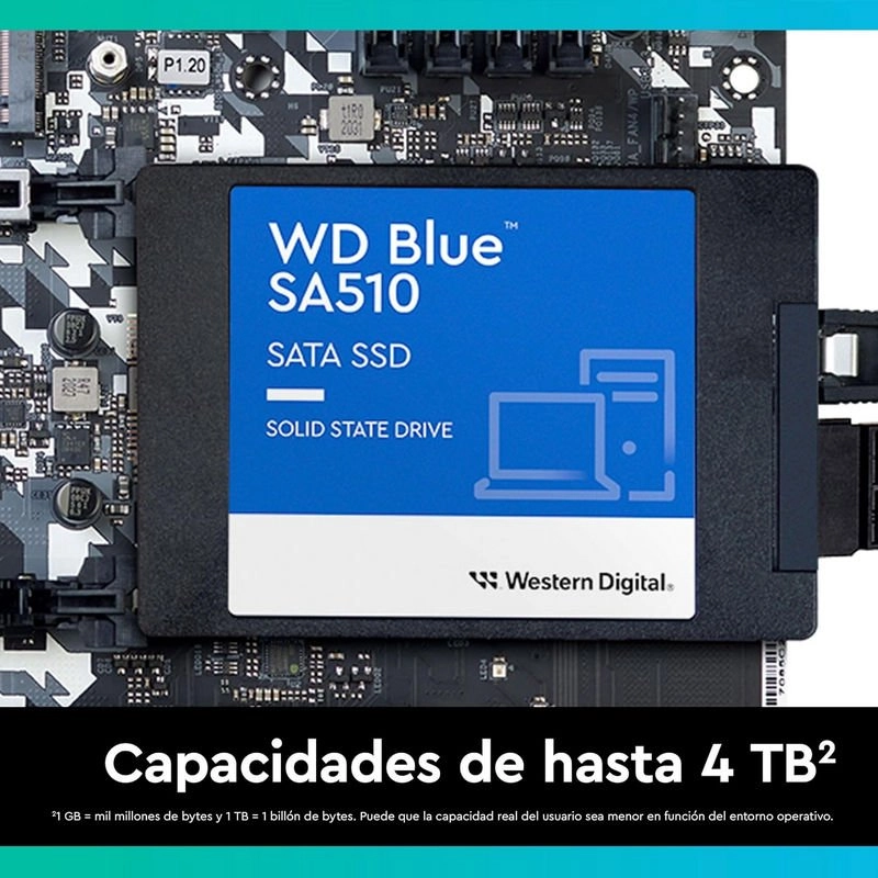 WD Blue SA510 2,5 Zoll 500 GB SSD SATA 3