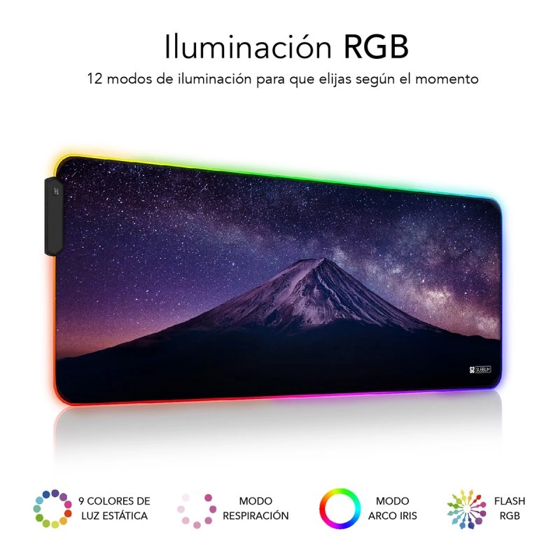 Subblim Montaña XL RGB Erweitertes Gaming-Mauspad
