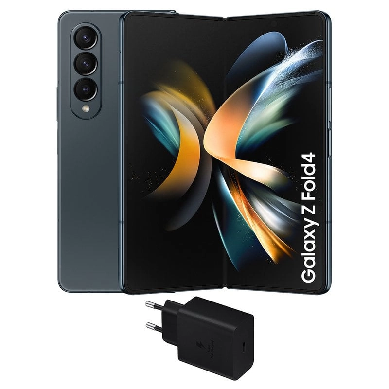 Samsung Galaxy Z Fold4 12/256 GB, Grün, entsperrt + 25-W-Ladegerät