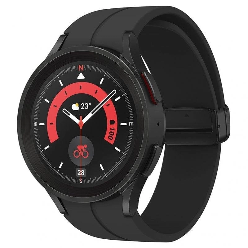 Samsung Galaxy Watch5 Pro 4G GPS 45mm Super AMOLED Schwarz Wasserdicht 5ATM+IP68