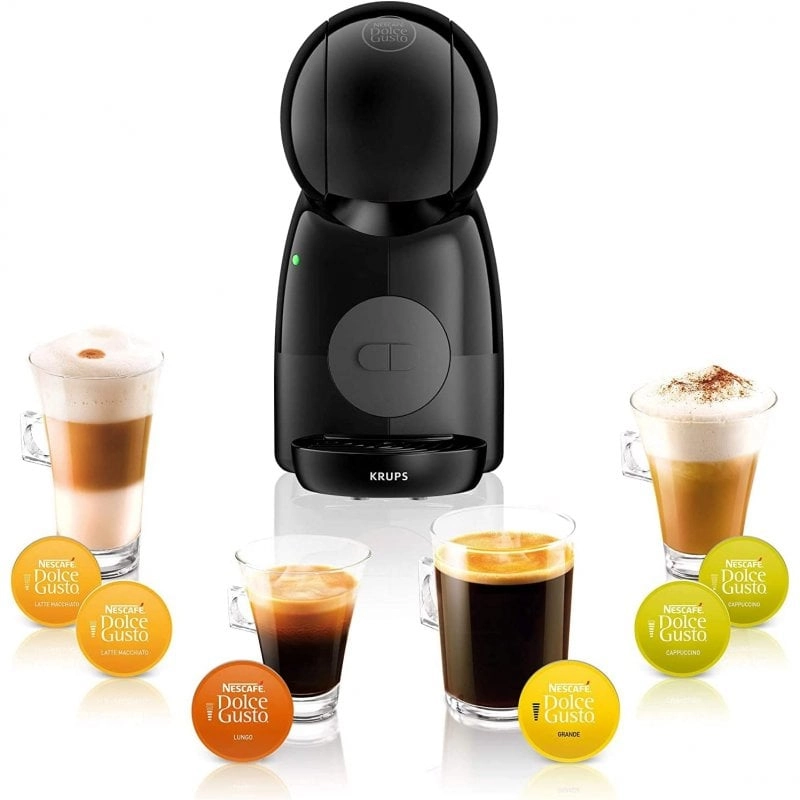 Krups Piccolo XS Dolce Gusto Kaffeemaschine Schwarz/Grau