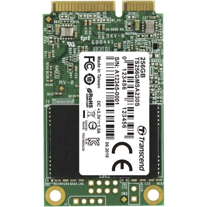 Transcend 230S mSATA 256 GB Serial ATA III 3D NAND