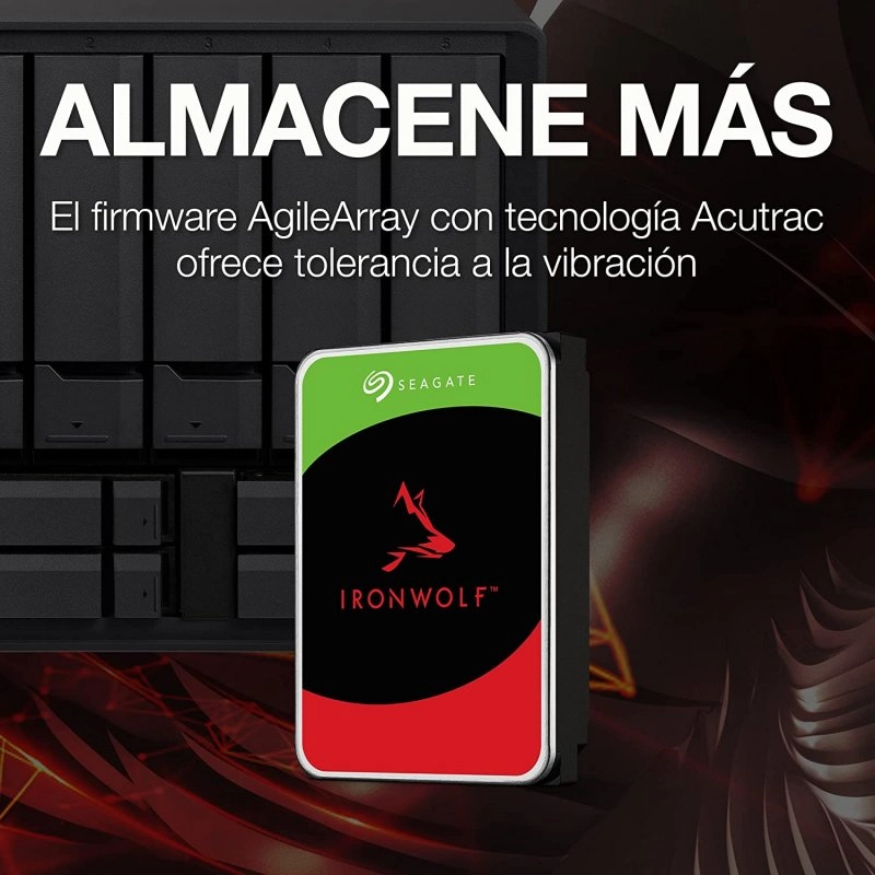 Seagate Ironwolf NAS 3,5 Zoll, 10 TB, SATA 3