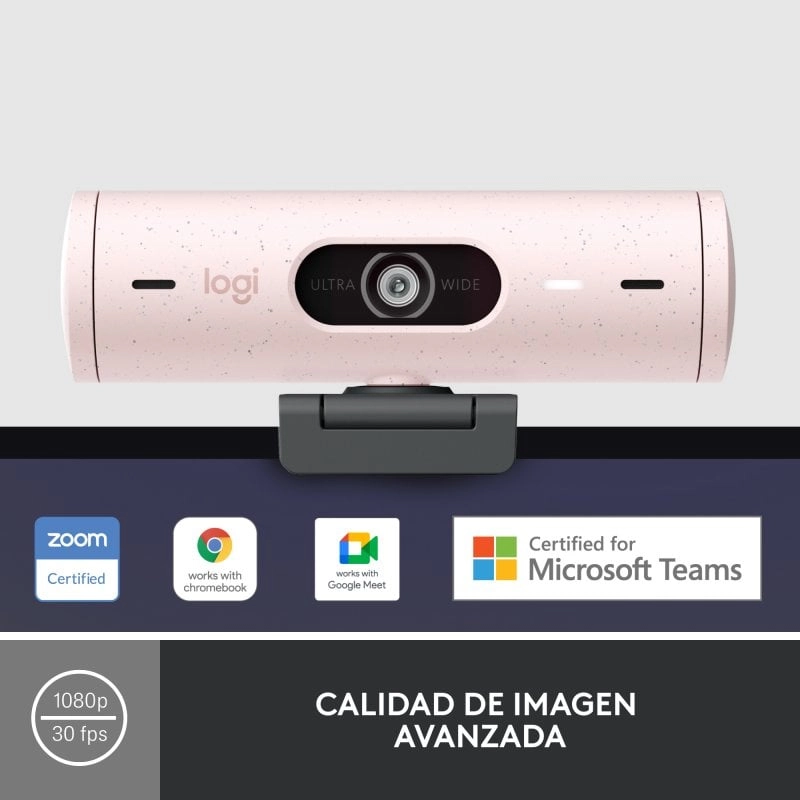 Logitech Brio 500 Webcam 4 MP 1920 x 1080 Pixel USB-C Weiß (960-001421)