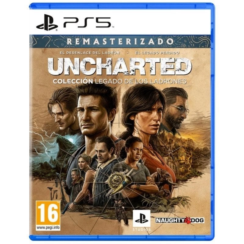 Spiel Sony Uncharted Legacy of Thieves Collection PS5 Remastered 4K 3D Audio