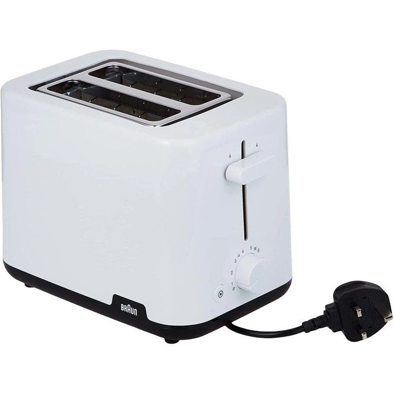 Braun HT-1010WH Toaster 2 Schlitze 900W weiß