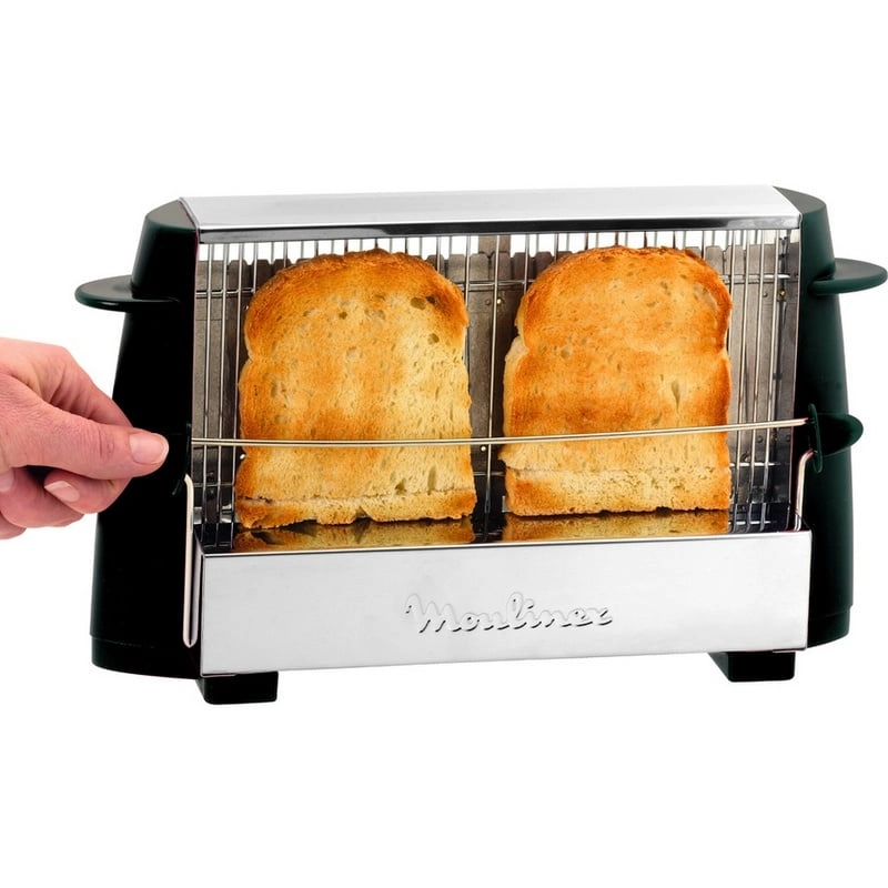 Moulinex A15453 Multipfannen-Toaster, 760 W, Schwarz
