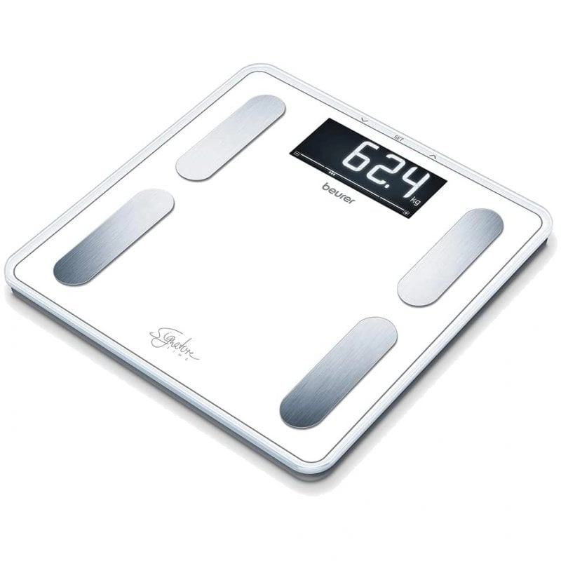 Beurer BF 400 Weiße diagnostische digitale Badezimmerwaage bis 200 kg