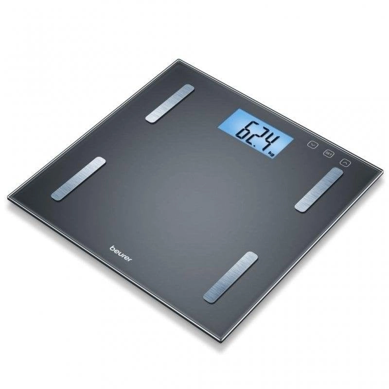 Körperanalysewaage Beurer BF 180 Glas Schwarz 180 kg LCD Edelstahl