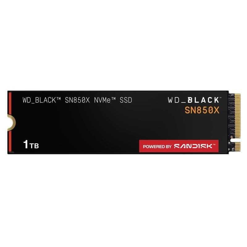 Western Digital Black SN850X M.2 1 TB PCI Express 4.0 NVMe