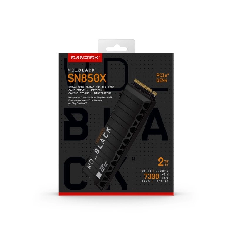 Western Digital Black SN850X 2 TB M.2 PCI Express 4.0 NVMe
