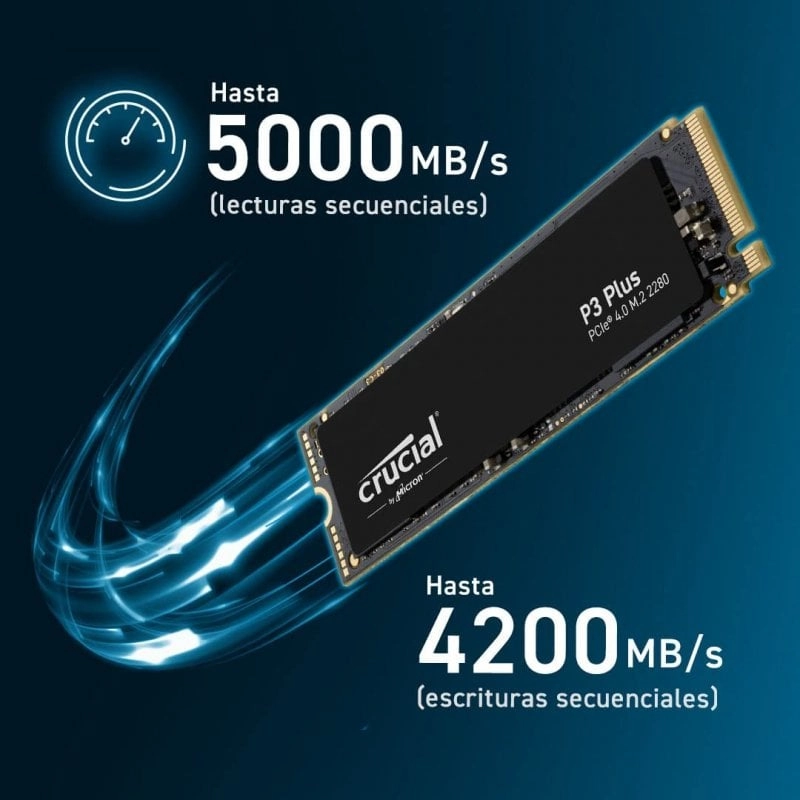 Crucial P3 Plus 1 TB SSD M.2 3D NAND NVMe PCIe 4.0