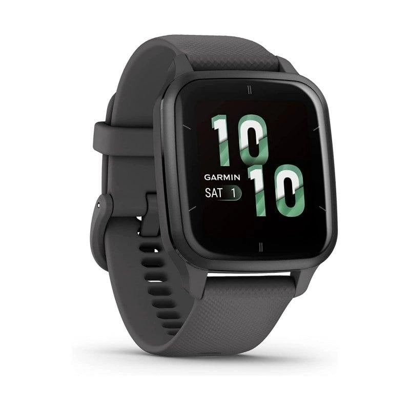 Garmin Venu Sq 2 GPS Bluetooth ANT+ 40mm AMOLED Grau Shadow Gray 5ATM SpO2 Pulsmesser Schlafmonitor