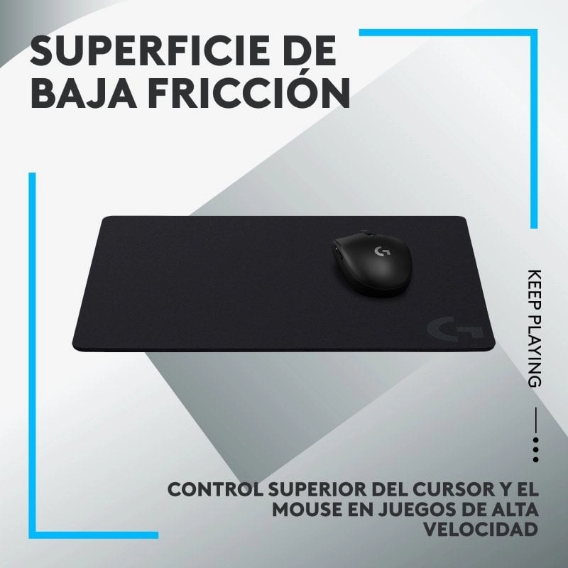 Logitech G440 Gaming-Mauspad, 28 x 34 cm, Schwarz