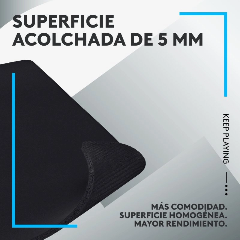 Logitech G740 40 x 46 cm schwarzes Gaming-Mauspad